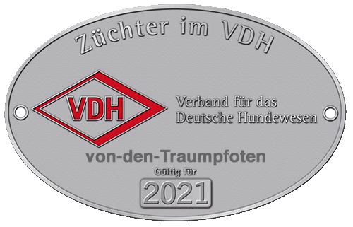Plakette VDH 2019 mit vdTp Logo